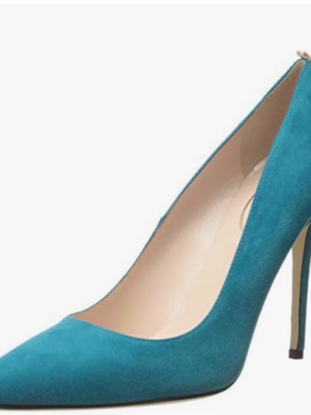 SJP Sarah Jessica Parker Fawn Teal Suede Pumps size 37